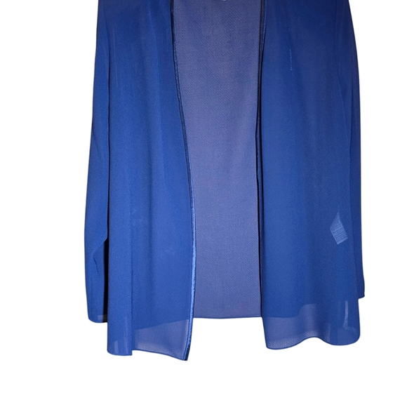 Vintage R&M Richards By Karen Kwong Elegant Blue Three-Piece Set - Picture 8 of 11